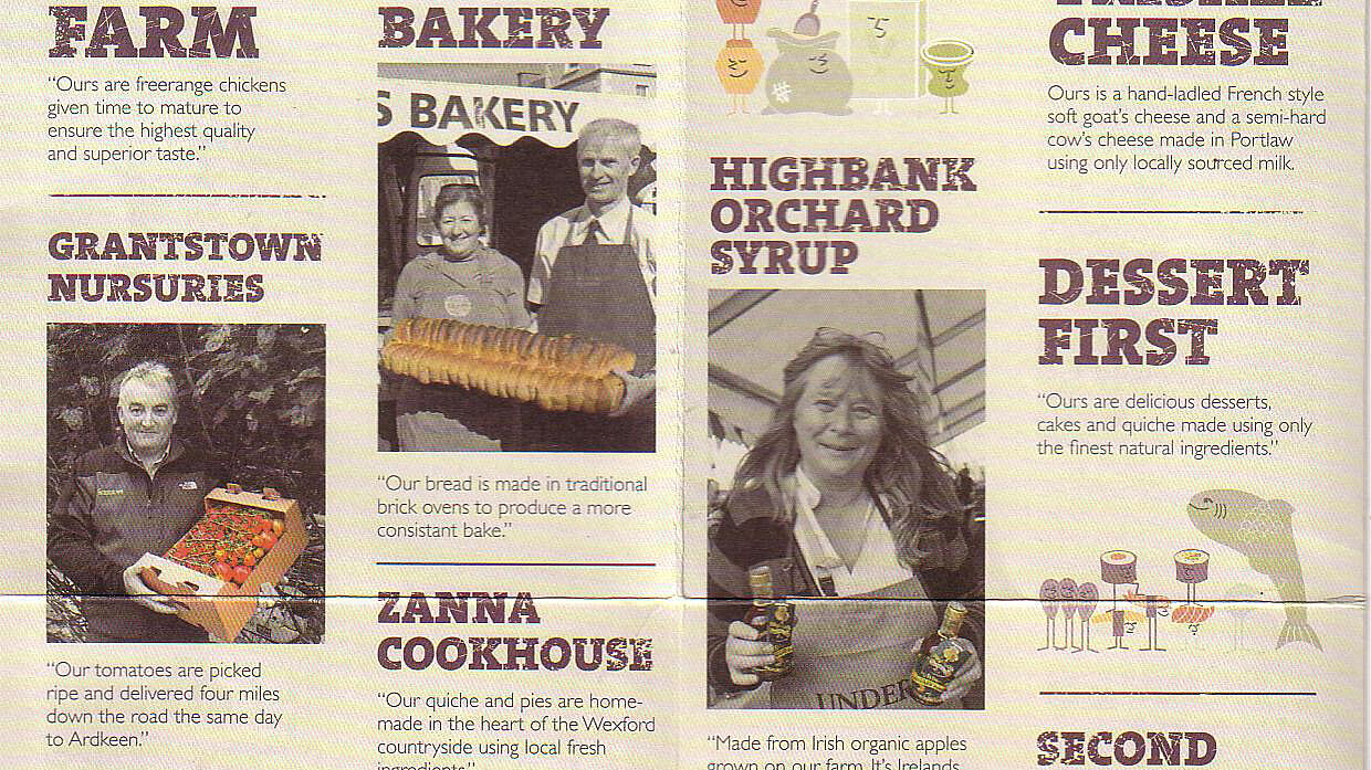 Flyer for Ardkeen supermarket