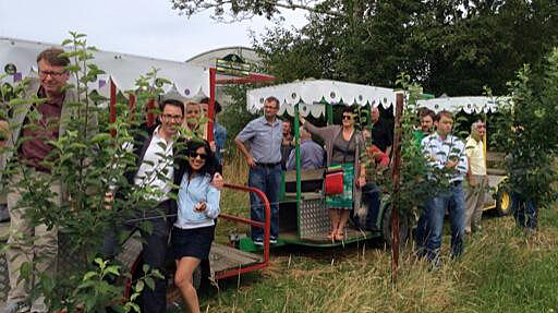 UCD cooks Academy on the Orchard Train